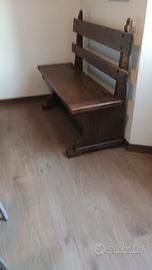 Panca in legno massiccio