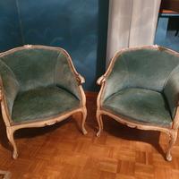 coppia poltroncine stile veneziano