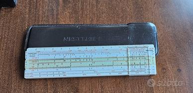 Regolo Calcolatore Vintage Nestler con custodia