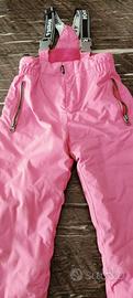 Pantaloni brugi sci bambina