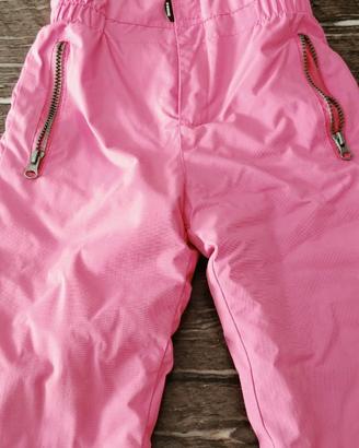 Pantaloni brugi sci bambina