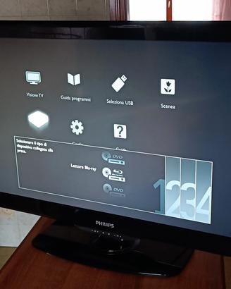 TV LCD Philips 37 pollici piu decoder 