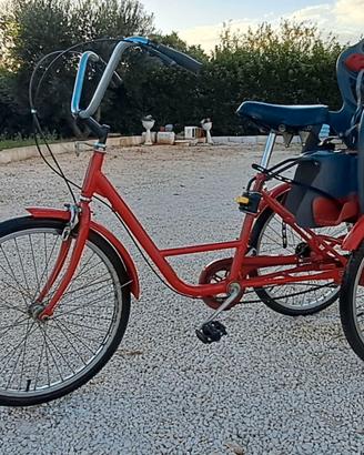 Bici tandem tre ruote