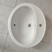 Lavabo a incasso ovale 57 cm