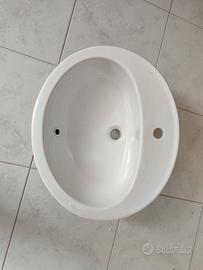 Lavabo a incasso ovale 57 cm
