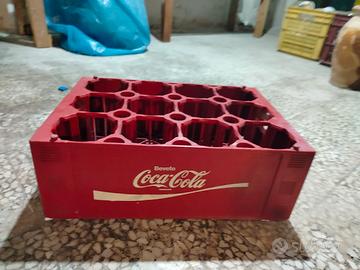 Cassetta Coca Cola Vintage Anni 70 Plastica Rossa