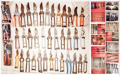 Forbici per potatura e altri attrezzi agricoli