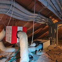 VMC impianto ventilazione  sottotetto ricircolo