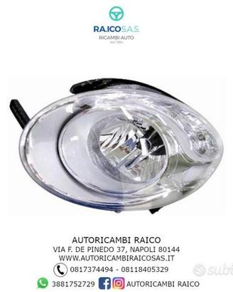 Faro Fanale Proiettore Fiat 500L 2012