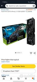 Palit RTX 5070 Infinity 3 12GB - NUOVA SIGILLATA 