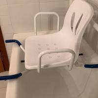 SEDIA GIREVOLE VASCA DA BAGNO ANZIANI