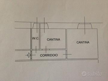 Cantina finestrata/magazzino