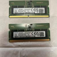Samsung RAM ddr5 8 giga 4800 mAh Accetto richieste