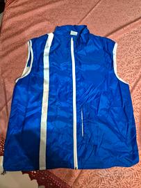Gilet ciclismo blu M antivento MTB per uomo