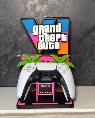 Supporto joystick GTA VI 6 ps4 ps5 xbox