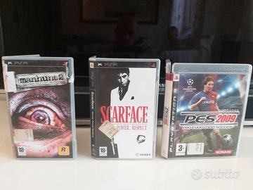 giochi psp e playstation 3