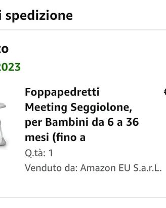 Seggiolone per bambini 
