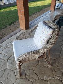 Poltroncine in vimini