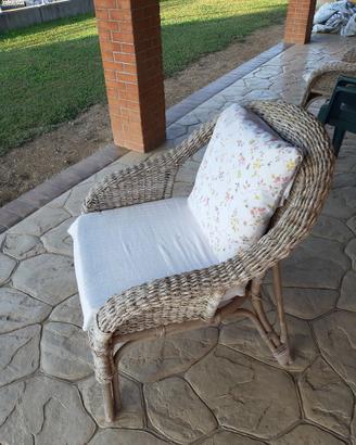 Poltroncine in vimini