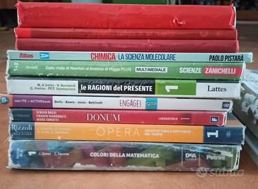 Testi liceo scientifico anni 1° 2° 3°