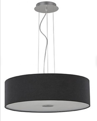 Lampadario moderno nero