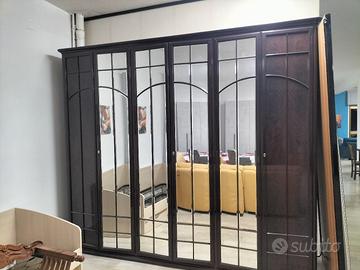 armadio stagionale mogano 