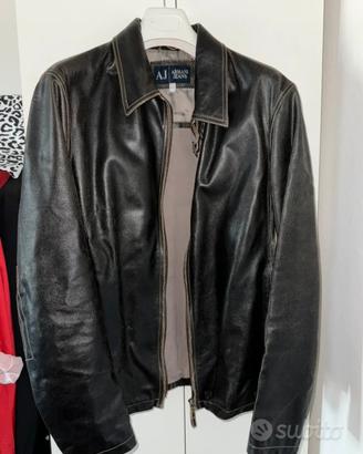 Giacca di Pelle Armani Jeans