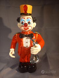 Melody Clown giocattolo animato musicale vintage