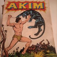 Fumetti Akim dal numero 1 al 22, originali anni 70