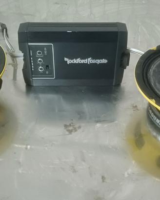 Amplificatore e altoparlanti harley davidson 