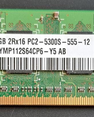 Memoria RAM 1GB 4GB PC2 PC3