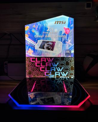 Espositore Luminoso Ufficiale MSI CLAW Series
