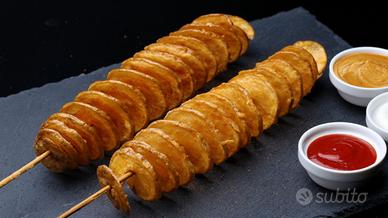 Affettatrice per patatine a spirale – acciaio inox