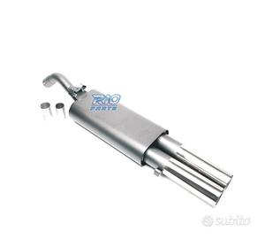 SILENZIATORE DI SCARICO PER VOLKSWAGEN VW GOLF II 