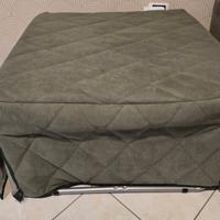Pouf letto + topper memory foam bed & well