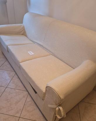 divano letto in tessuto 