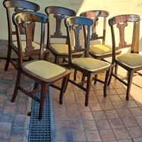 sedie in pino anni 80