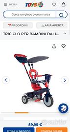 Triciclo smart trike 3 in 1  