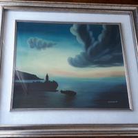 Quadro Tramonto sul mare