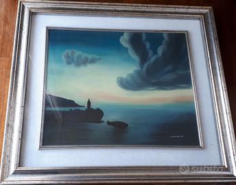 Quadro Tramonto sul mare