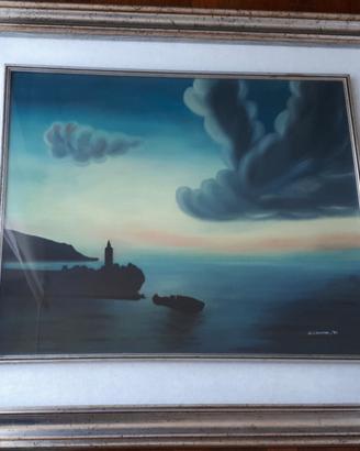 Quadro Tramonto sul mare