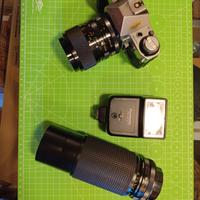 PREZZACCIO! Canon AE-1 Program + 2 zoom + flash