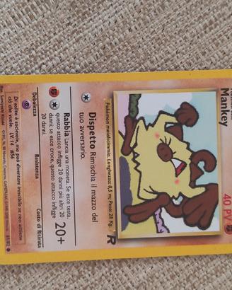 carta Pokemon Mankey