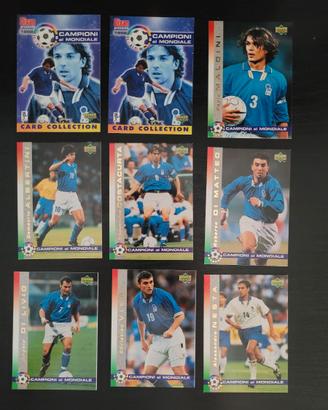 Lotto di 16 card Campioni al mondiale Dixan NM