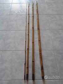 Canna da pesca in bamboo