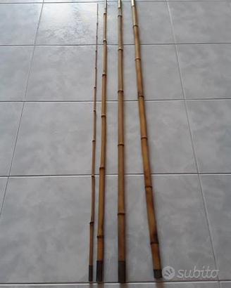 Canna da pesca in bamboo