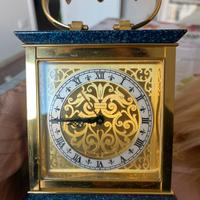 Orologio da tavolo in lapislazzuli e oro