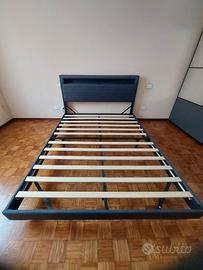 letto matrimoniale luci led con materasso