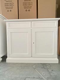 NUOVA CREDENZA 2 ANTE DI VERO LEGNO, VARIE FINITUR