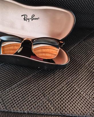 Ray-Ban Clubmaster RB3016 a specchio